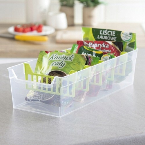 Spice Organizer Box Kitchen Drawer Cupboard Storage & Bag Closing Label Clips - Picture 16 of 23