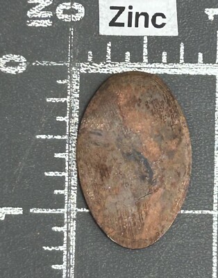 ウ*ー様 レア　Penny Nickel 迷彩柄 中古 San Diego Zoo Peacock California Elongated Pressed Smashed