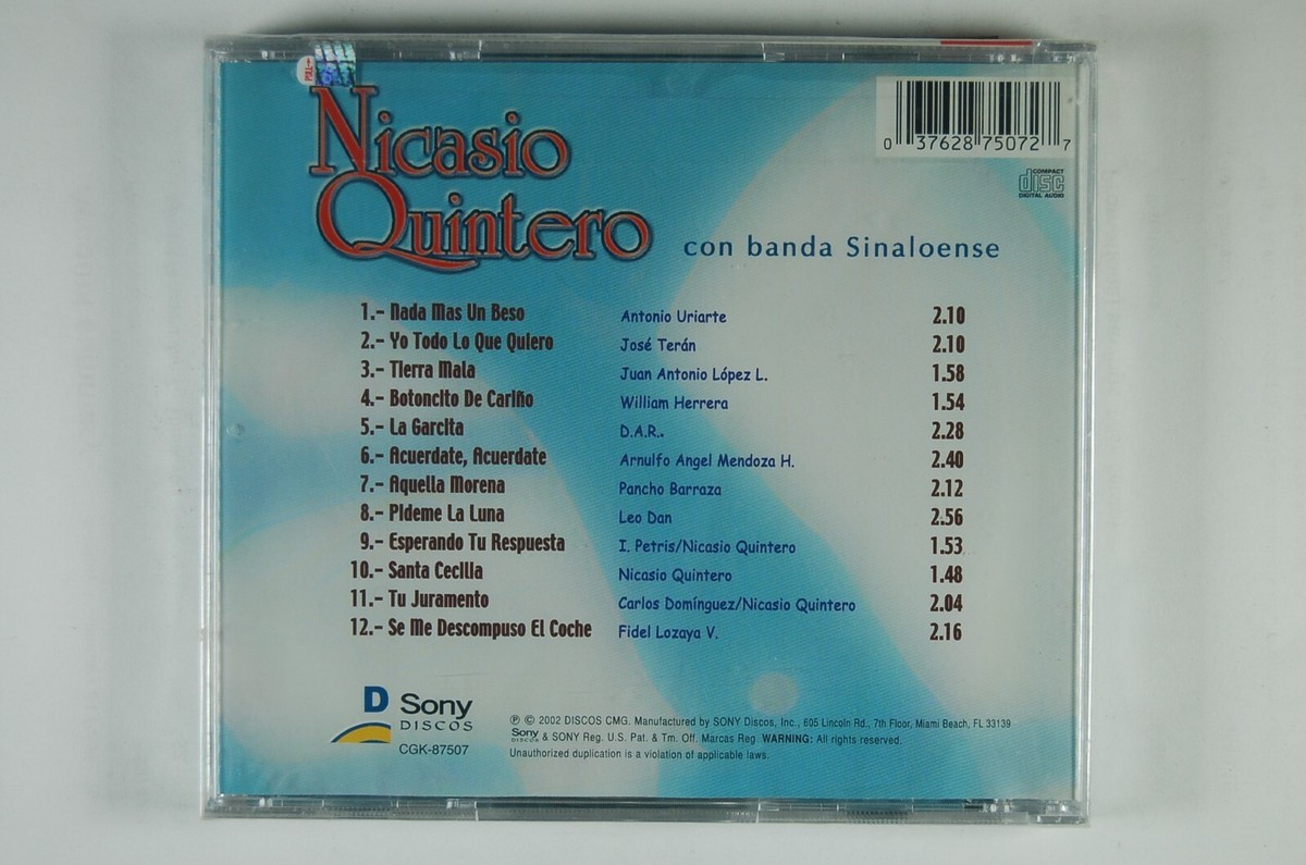 NICASIO QUINTERO con BANDA SINALOENSE Pideme La Luna LATIN