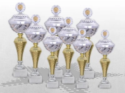 VEREINSSTORE 8er Pokalserie Pokale StarLight mit Gravur günstige preiswerte Pokale kaufen