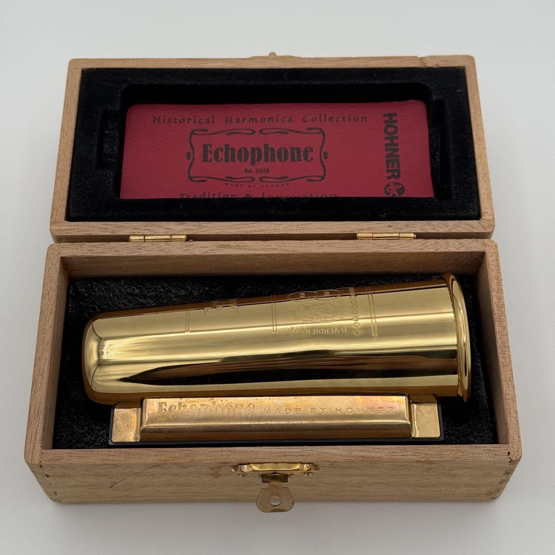 Hohner ホーナー ハーモニカ　Echophone #3810 箱付き Hohner ホーナー ハーモニカEchophone #3810 箱付き