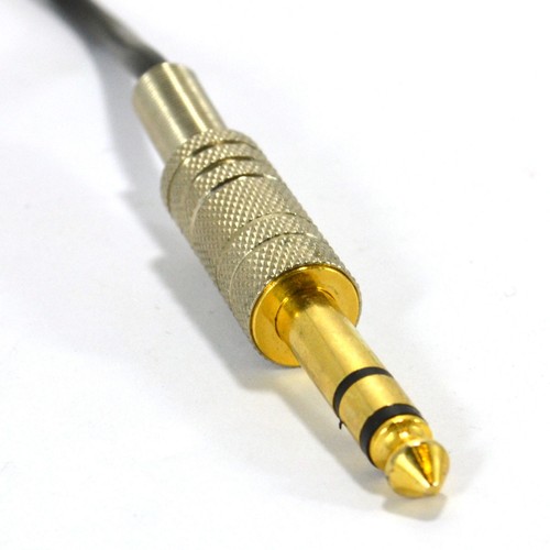 2m PRO OFC 3.5mm Stereo Jack Plug to 6.35mm 1/4 inch Stereo Jack Plug Cable [007 - Afbeelding 4 van 5