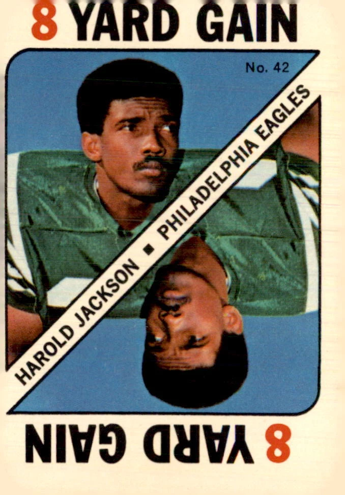 1971 Topps #42 Harold Jackson Game Inserts