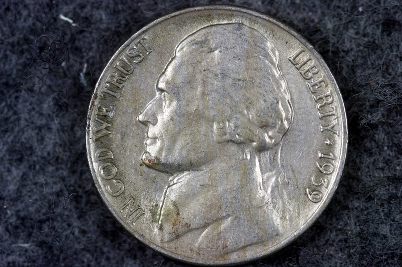 Estate Find 1939 - S Jefferson Nickel!!  #H6569