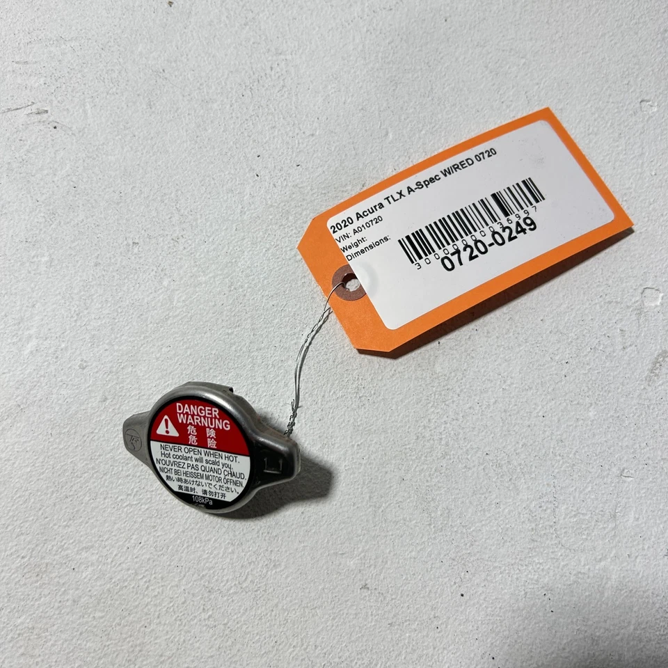 ACURA TLX 2015-2020 RDX MDX RLX ILX TSX ENGINE COOLANT COOLING RADIATOR CAP OEM - Image 2 of 4