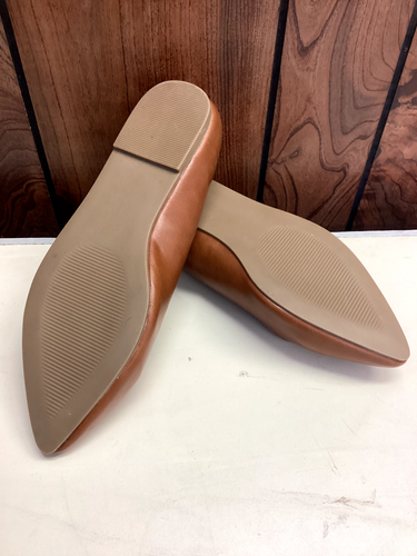 Just Fab Womens Pointed Toe Flat Dress Shoes Camel sz 9 - Picture 8 of 10