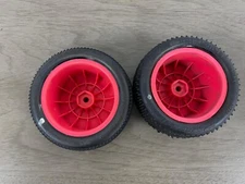Pro-line 8259 (2) Mounted Spike Tires with Pink Wheels 1.67 x 3.39