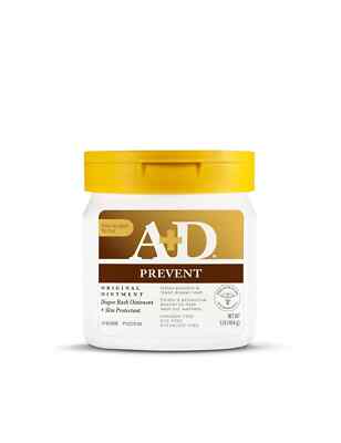 A+D Original Diaper Rash Ointment, Skin Protectant With Lanolin and Petrolatu...