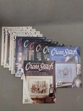 For The Love Of Cross Stitch Lot Of 11 Magazines 1988-1990 and Premier Issue