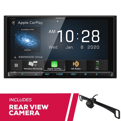 Kenwood eXcelon DDX9707S 6.95'' DVD Receiver w/ CMOS-240U Universal Backup Camera