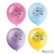 HATCHIMALS Balloons 8 Helium Quality Latex Balloons FREE U.S. Ship