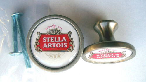 Stella Artois Beer Cabinet Knobs, Stella Artois Beer Logo Cabinet Knobs, Stella  - Photo 1/1
