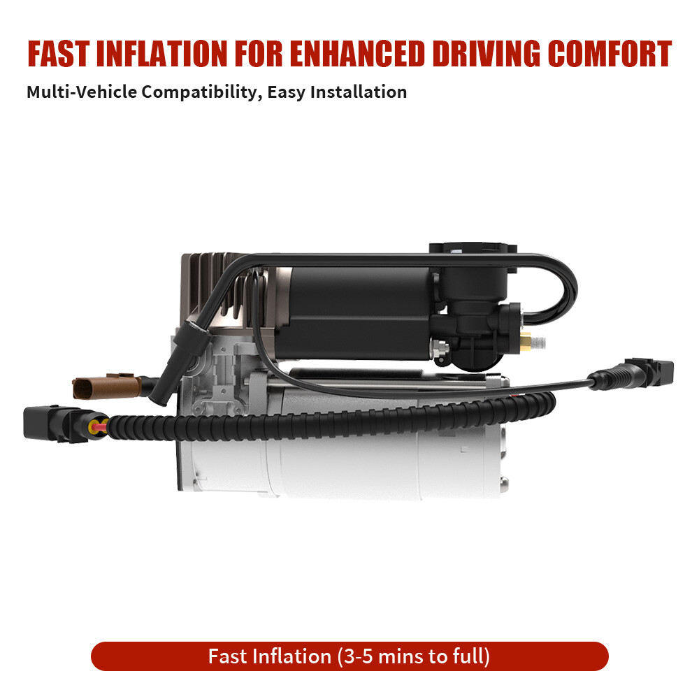 Air Suspension Compressor for 03-12 Bentley Continental 04-06 Volkswagen Phaeton