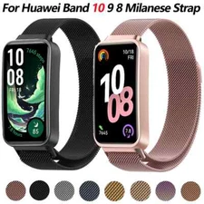 Milanese Loop Band for Huawei Band 10 9 8 Magnetic Strap Watchband Bracelet 