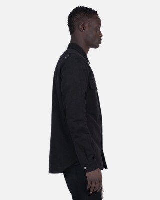 NWT Rick Owens “STROBE” Outershirt Jacket In Brushed Organic