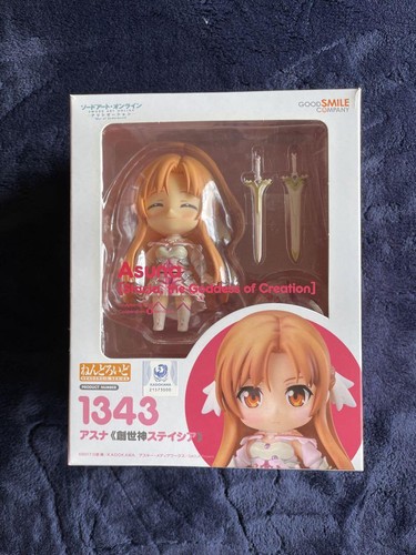 NENDOROID Asuna Stacia La Dea della Creazione 1343 Sword Art Figura Online JP - Foto 1 di 5