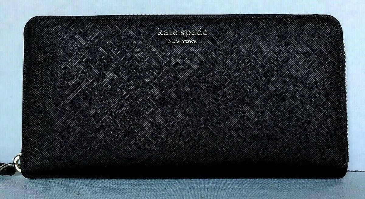 New Kate Spade Cameron Large Continental Wallet Saffiano