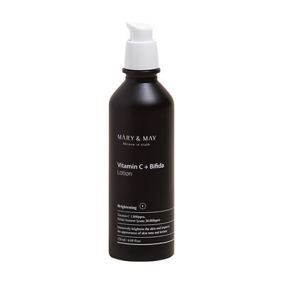 MARY&MAY Vitamine C + Bifida Lotion 4.05oz/120ml Glow Barrier Care Clean Beauty