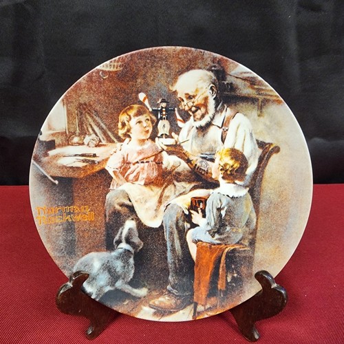 Vintage Lot of 8 Limited Edition Norman Rockwell Collection Plates - Picture 4 of 19