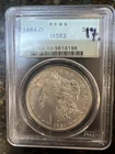1884 o morgan silver dollar ms63