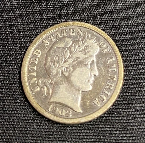 1902 Barber Dime Philadelphia Mint