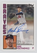 2019 Topps 1984 Topps Baseball Mike Foltynewicz #84A-MF Auto s3g
