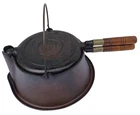 WAGNER WARE Sidney-0- #1408 Cast Iron Waffle Maker w/ 4" High Base-PAT’D 1910