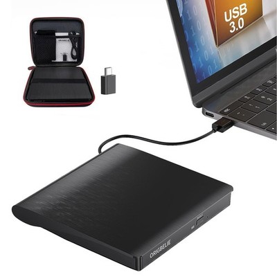 External CD DVD Drive USB 3.0 Portable Burner Player Windows 11/10/8/7/XP OS