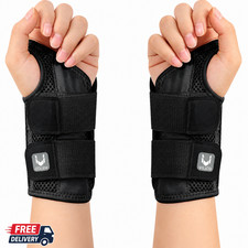 NEW Wrist Brace for Carpal Tunnel - Adjustable Night Support Brace with Splints