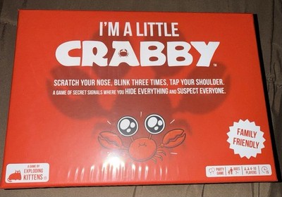 Exploding Kittens I'm a Little Crabby Party Game, Family Friendly, 4-10, 7+