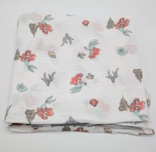 Disney Aden  Anais Ariel The Little Mermaid Cotton Muslin Swaddle Blanket