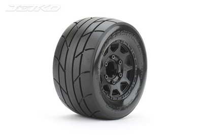 Jetko EX Tyre MT Super Sonic Black Wheel 2.8'' Hex 12,14,17mm (2) / JK2804CB