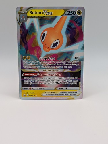 Rotom VSTAR 046/159 - Pokemon Crown Zenith - Near Mint Holo Ultra Rare - Picture 1 of 2