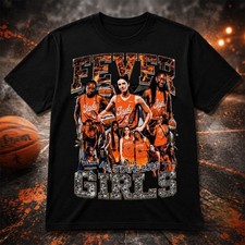 Indiana Fever Basketball Fan Graphic T Shirt Youth Girls Unisex Sports Tee Gift
