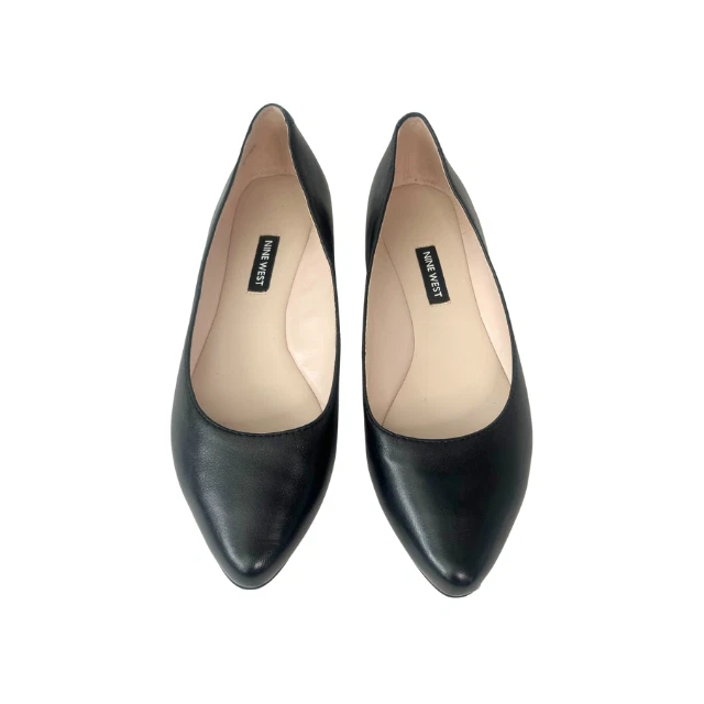 Nine West Ballet Speakup Flats Almond Toe Black Leather Women’s Size 8M - Image 2 of 4