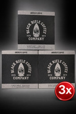 Black Rifle Coffee Co Medium Roast Instant Coffee, 96 Pouches (3 Packs x 32)