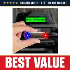 Solar LED Dummy Alarm Light Flashing Security Warning Lamp for Car Home