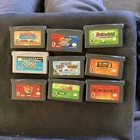 Game Boy Advance E-Rated Game Lot: Pokemon Pinball, Mario Golf, Sonic, Tony Hawk