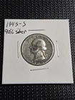 1945-S Washington Silver Quarter 25c U.S. Circulated Coin