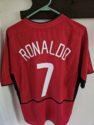 Manchester United 2002/2003/2004 Home Jersey - RONALDO 7 - Men's