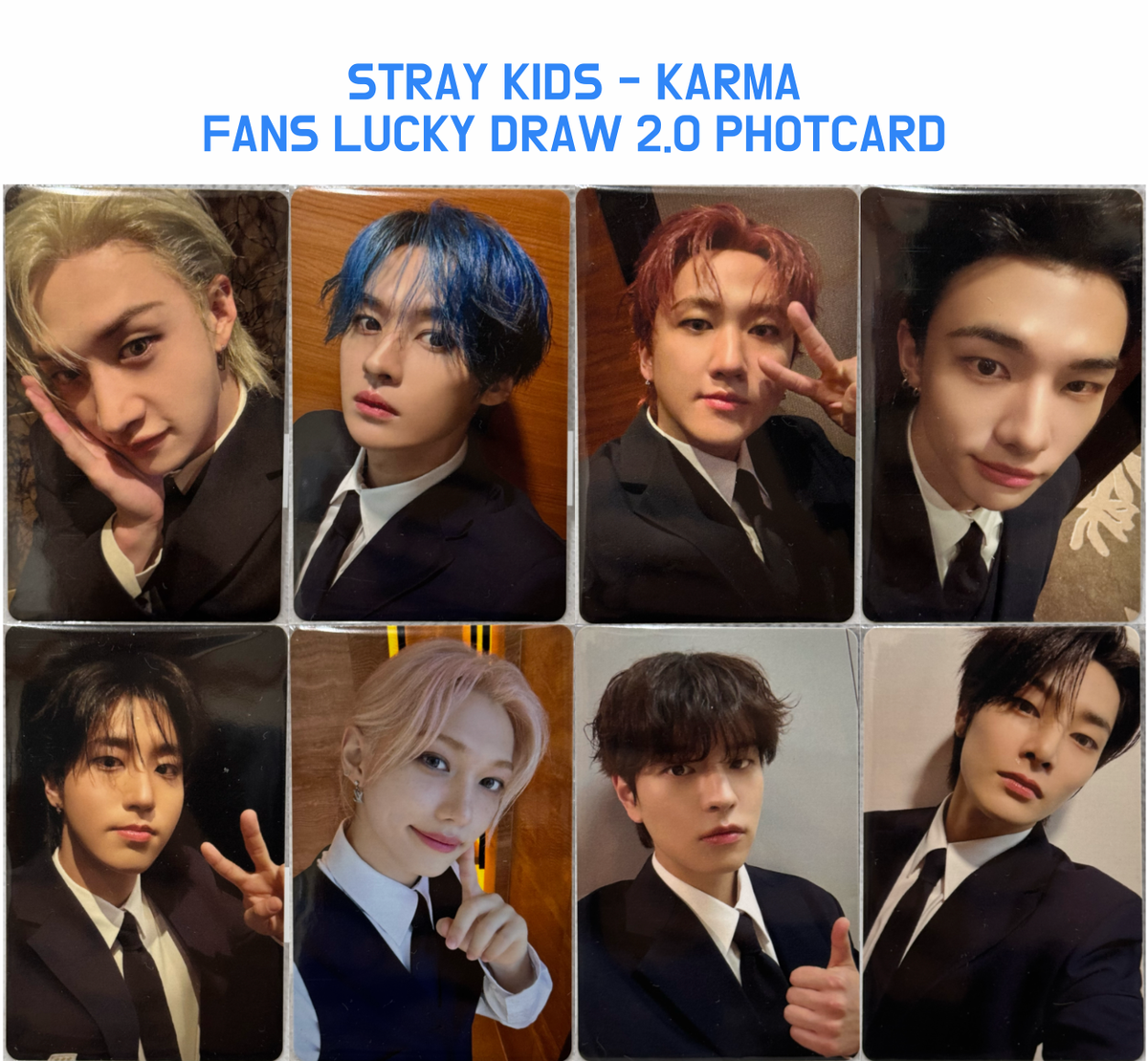 straykids karma FANSラキドロ２枚セット　フィリックス STRAY KIDS] KARMA Fans Shop Lucky Draw Round2 Photocard | eBay