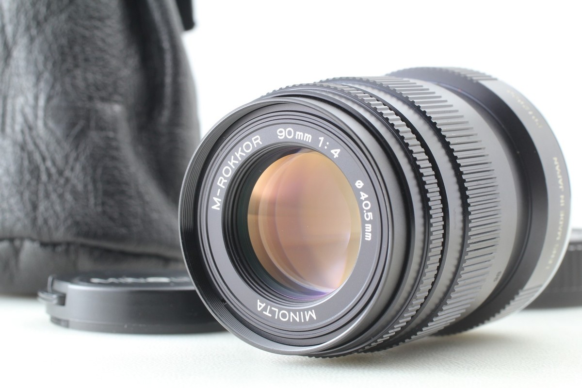 Near MINT ] Minolta M-ROKKOR 90mm f/4 Lens Leica M Mount For CL