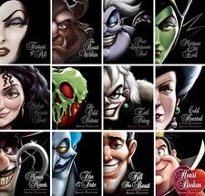 DISNEY VILLAINS 12 HARDCOVER BOOK SET by Sere...