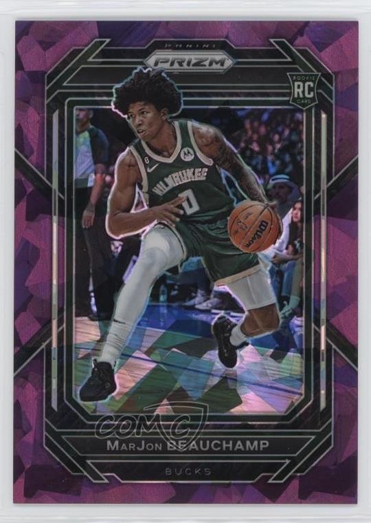 2022-23 Panini Prizm Purple Ice 103/149 MarJon Beauchamp #268 Rookie RC 8d9