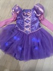 Disney Princess Rapunzel Light-Up Costume Dress XS 3T 4T — photo 1