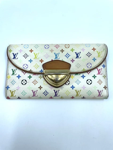 100716  Louis Vuitton x Takashi Murakami Monogram Multicolour Eugenie Wallet.