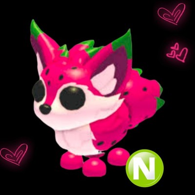   NEON N DRAGONFRUIT FOX   EXOTIC LEGENDARY From   Me   READ DESCRIPTION 