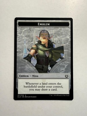Emblem - Nissa, Vital Force 11 MTG Kaladesh