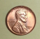 1951-D Lincoln Wheat Penny Cent Gem BU From Original Bank Roll (A)