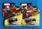 Lot of 2 Hot Wheels Marvel Character Cars ANT-MAN & THE WASP Free Shipping